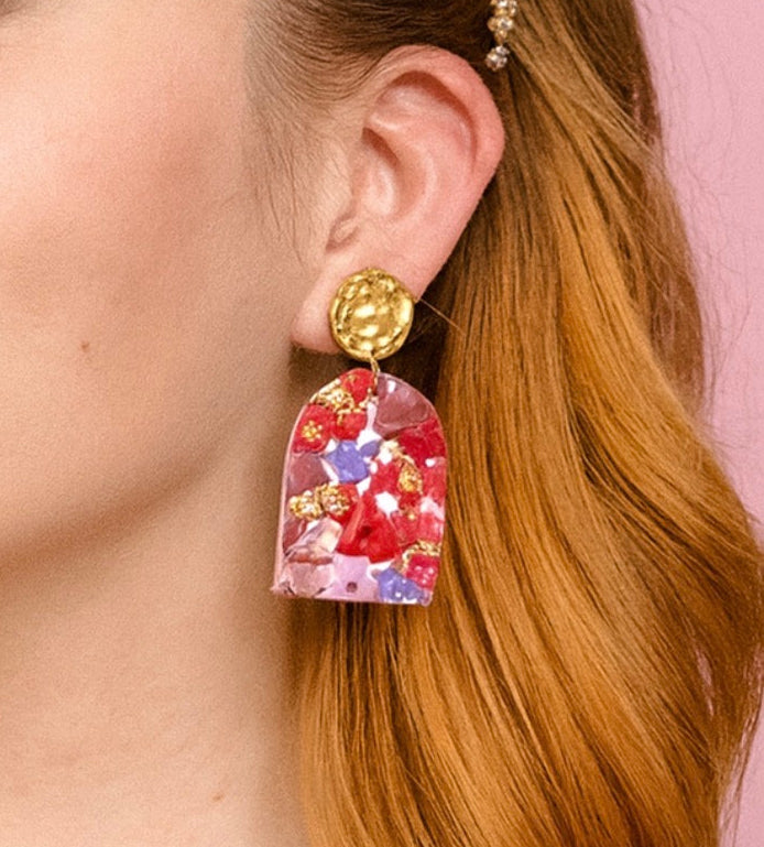 Pendientes en forma de arco San Valentín