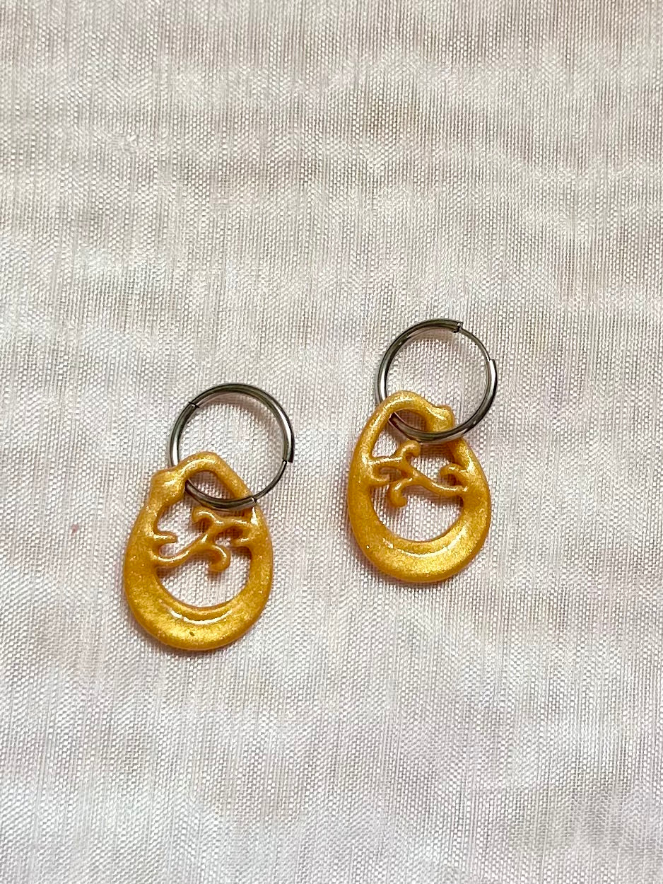 Argollas canarias con aro