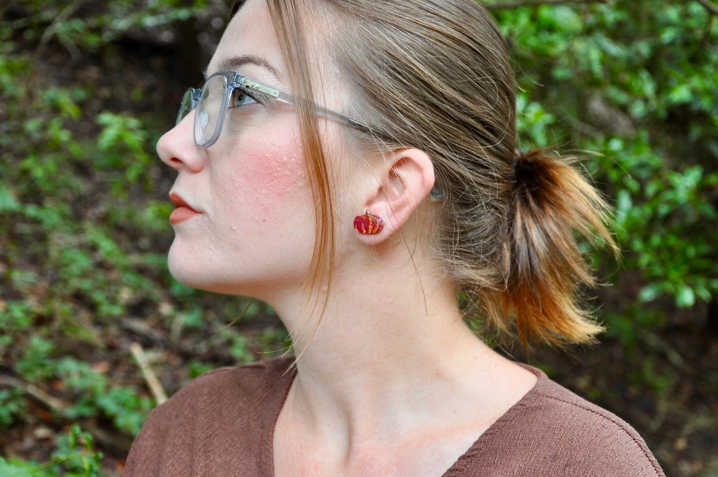 Pendientes de calabaza.