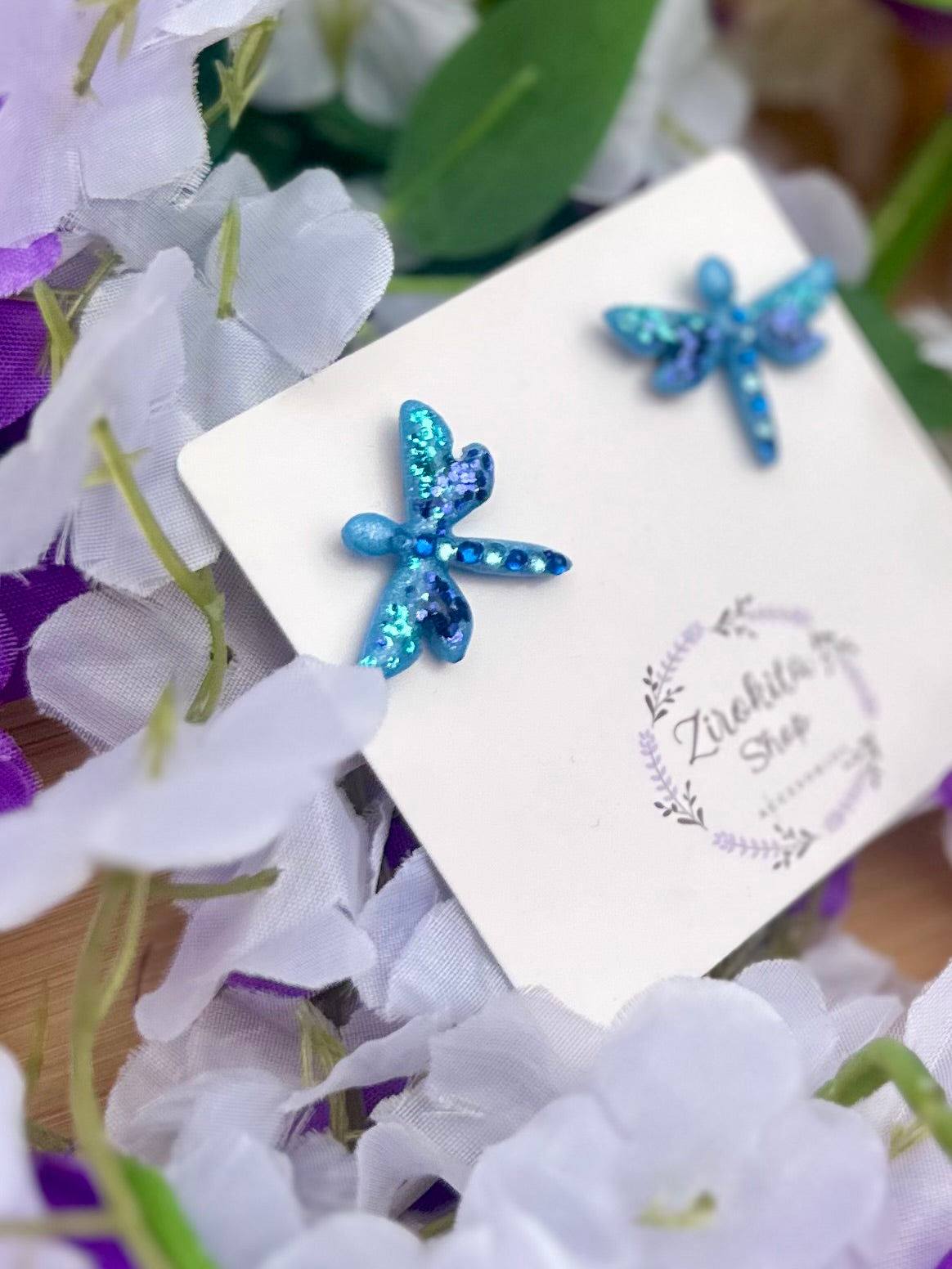 Libélula azul