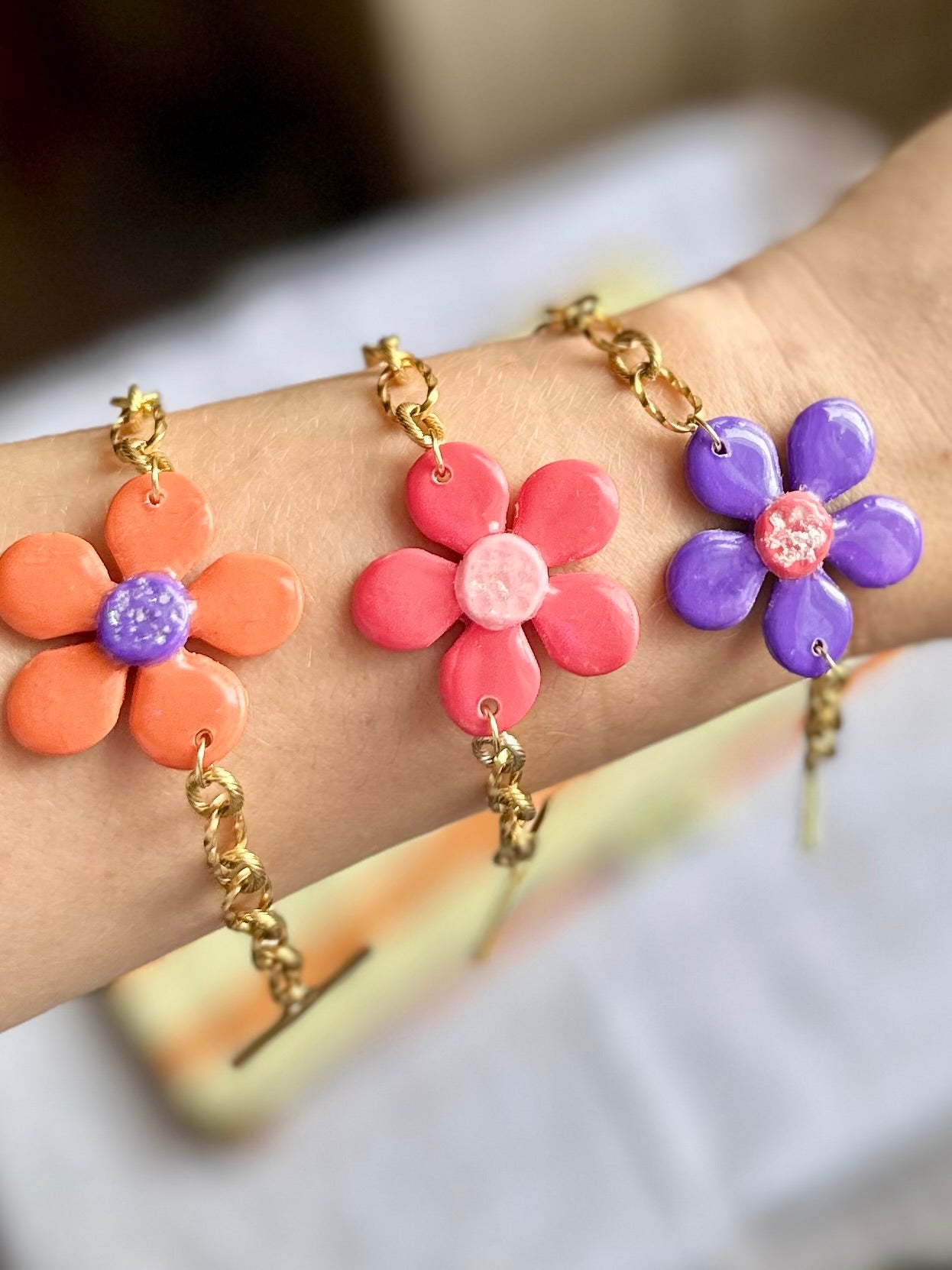 Pulseras FLORES