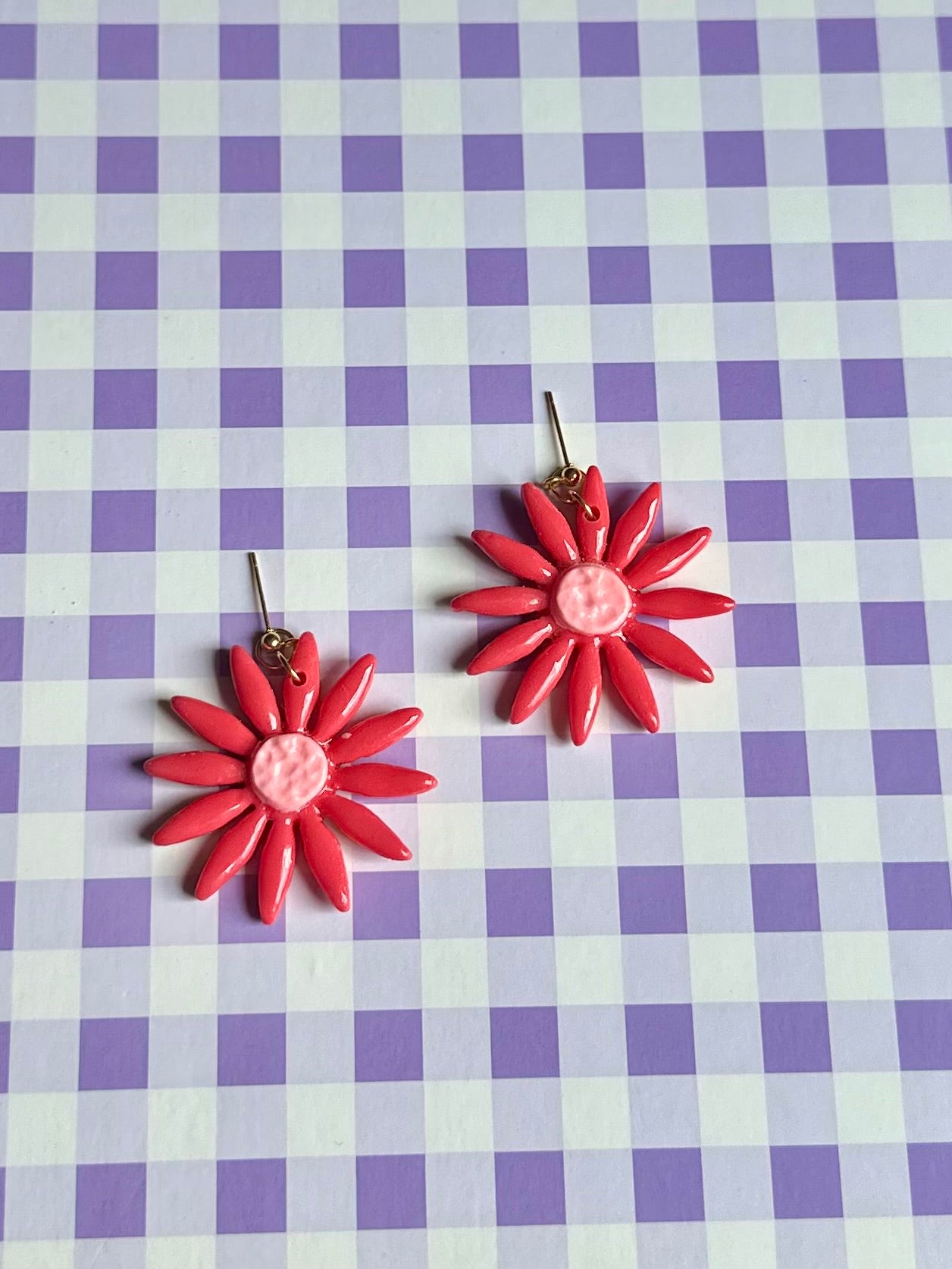 Flor de margarita rosa