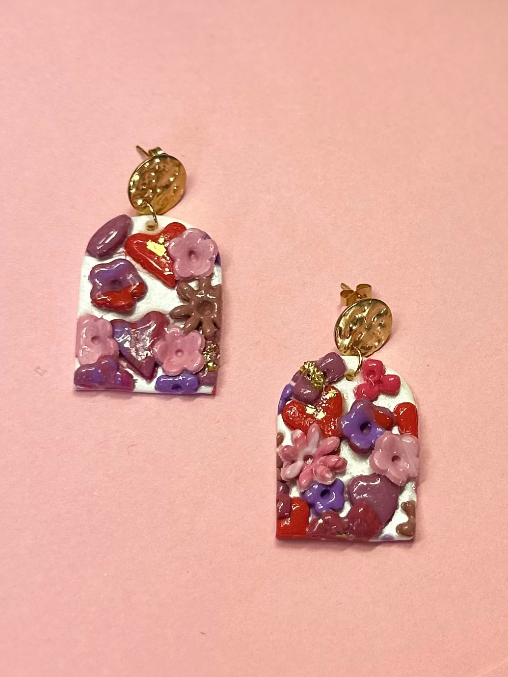 Pendientes en forma de arco San Valentín