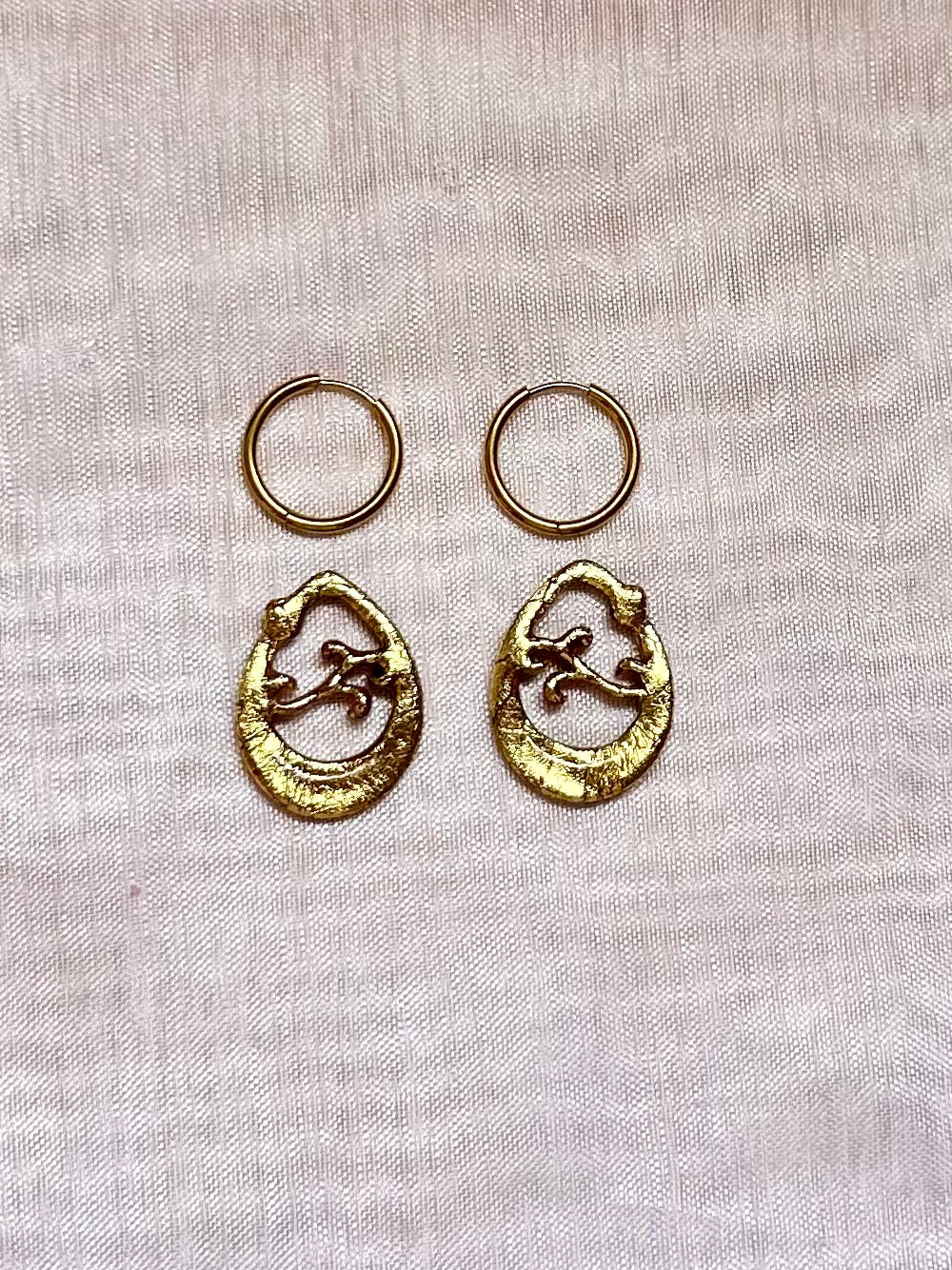 Argollas canarias con aro