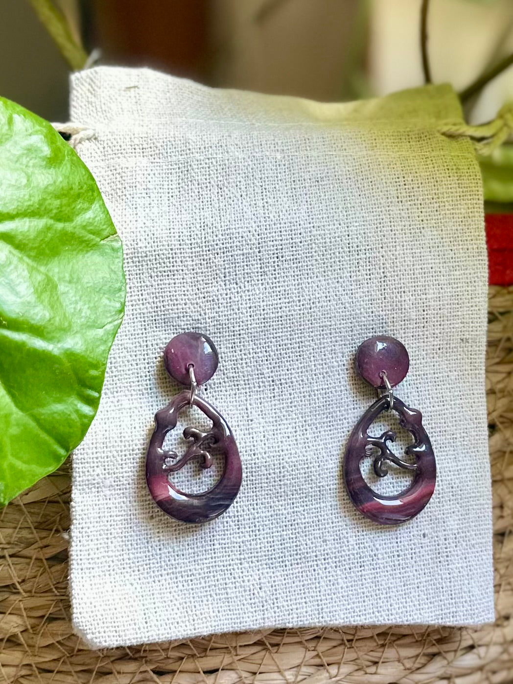 Argollas canarias Corazón de Basalto