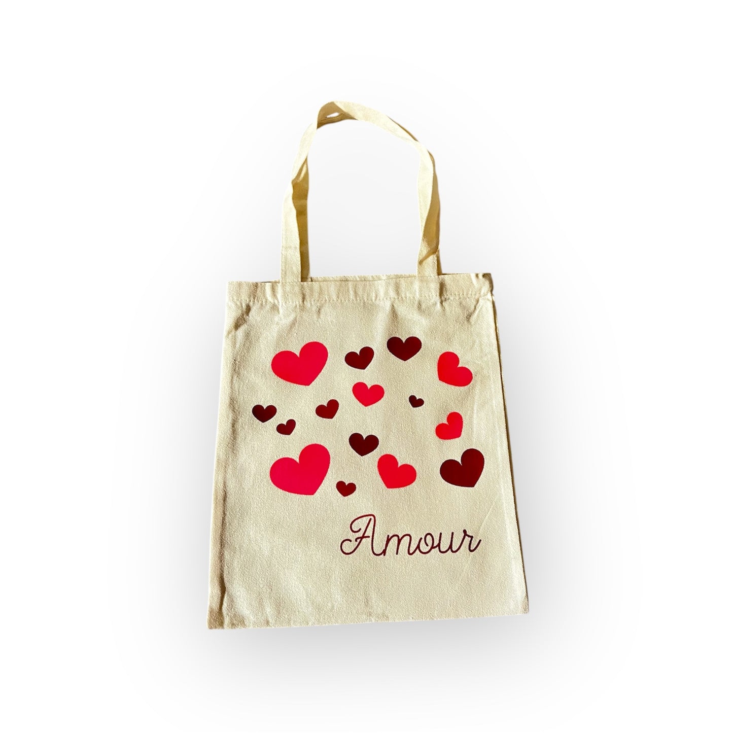 Bolso de tela con diseño “AMOUR”