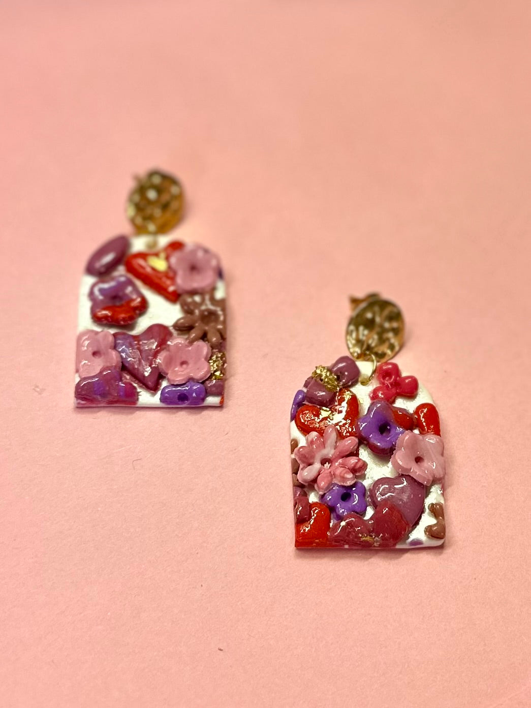Pendientes en forma de arco San Valentín