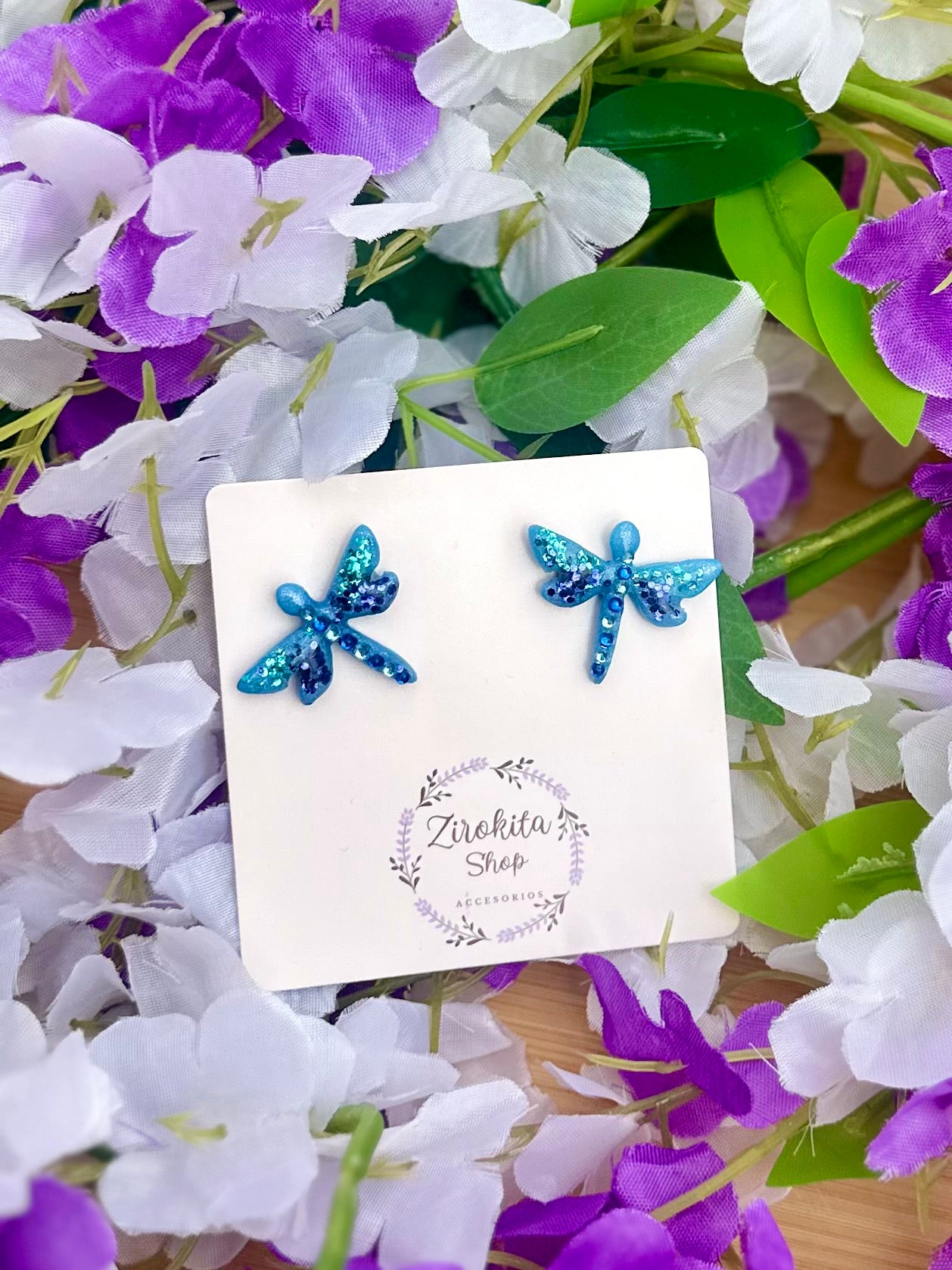 Libélula azul