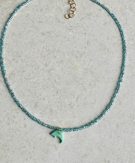 Collar veraniego delfín.