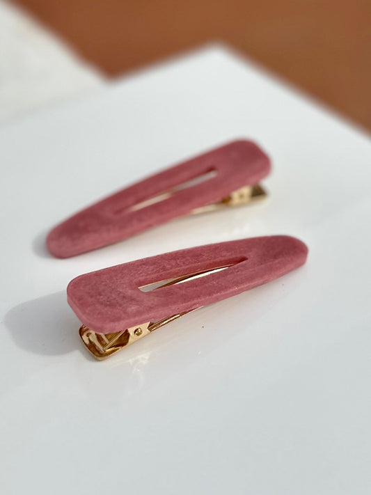 Clips accesorio del pelo de resina.