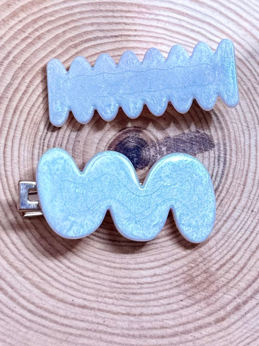 Clips accesorio del pelo de resina