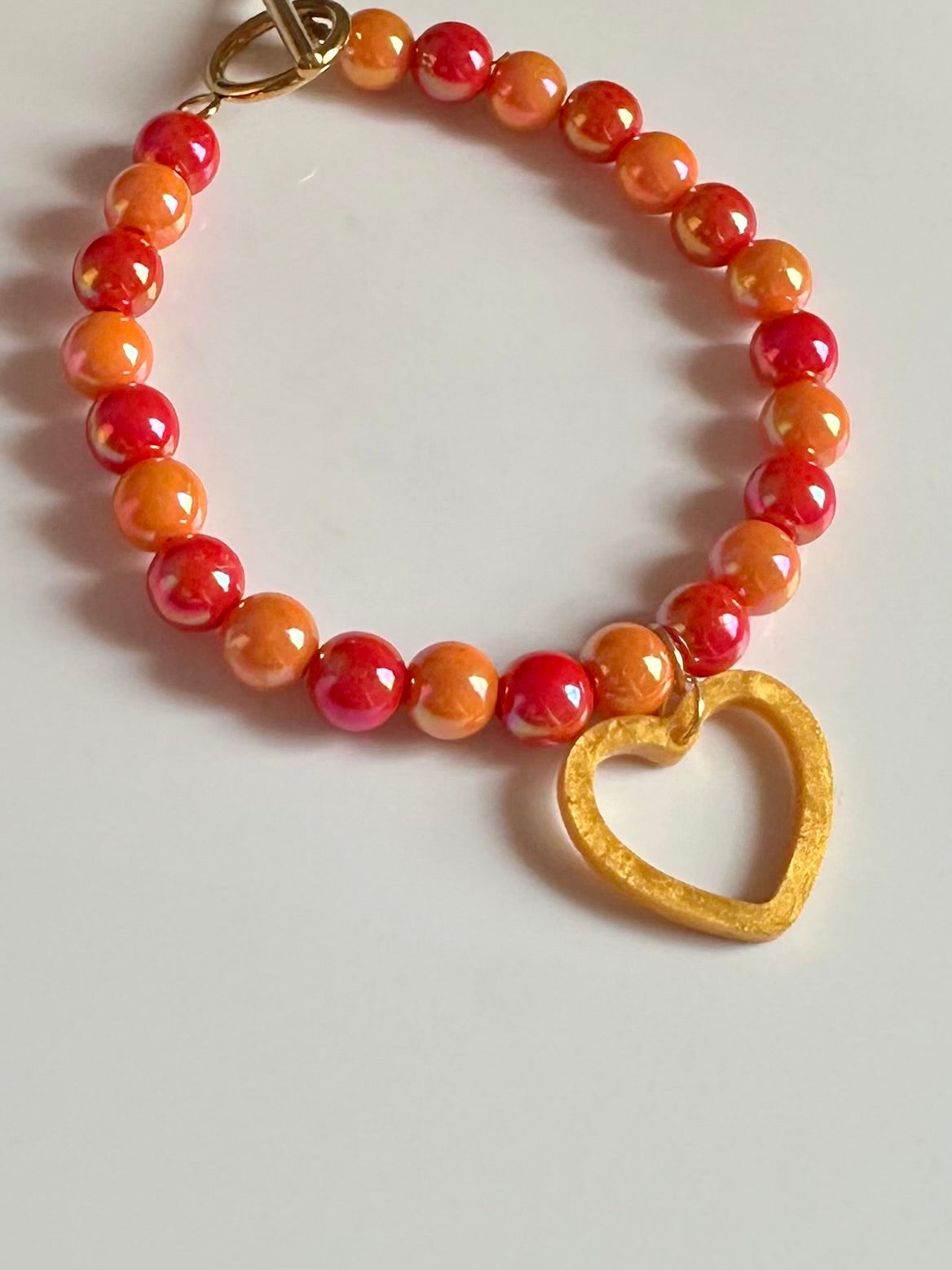 Pulsera de abalorios de colores LOVE POP