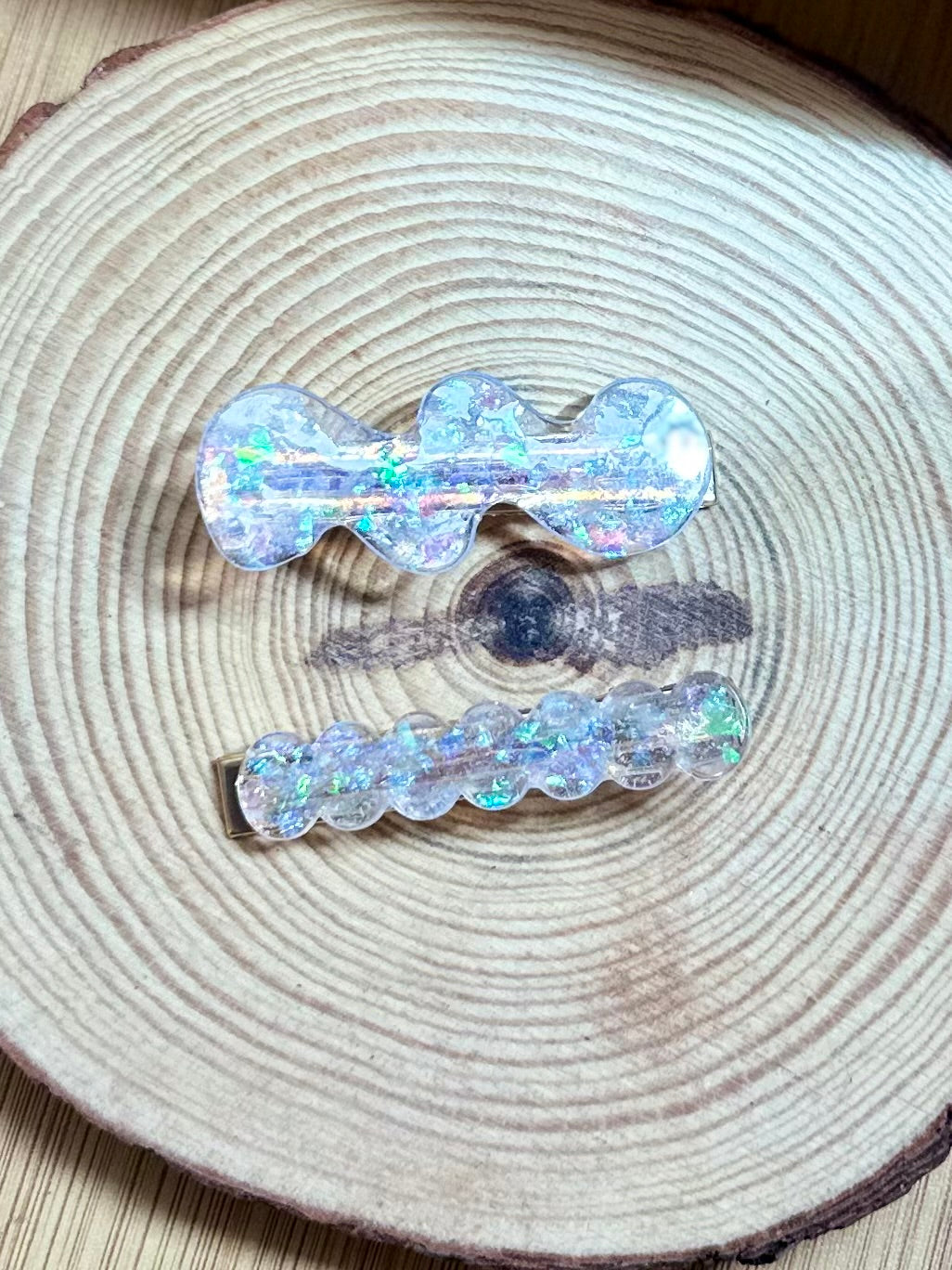 Clips accesorio del pelo de resina