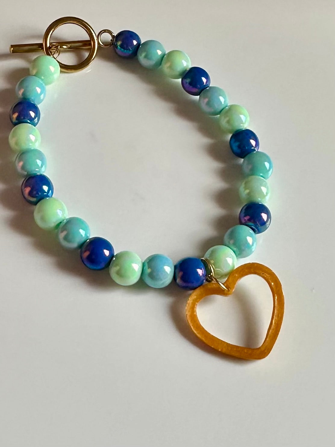 Pulsera de abalorios de colores LOVE POP