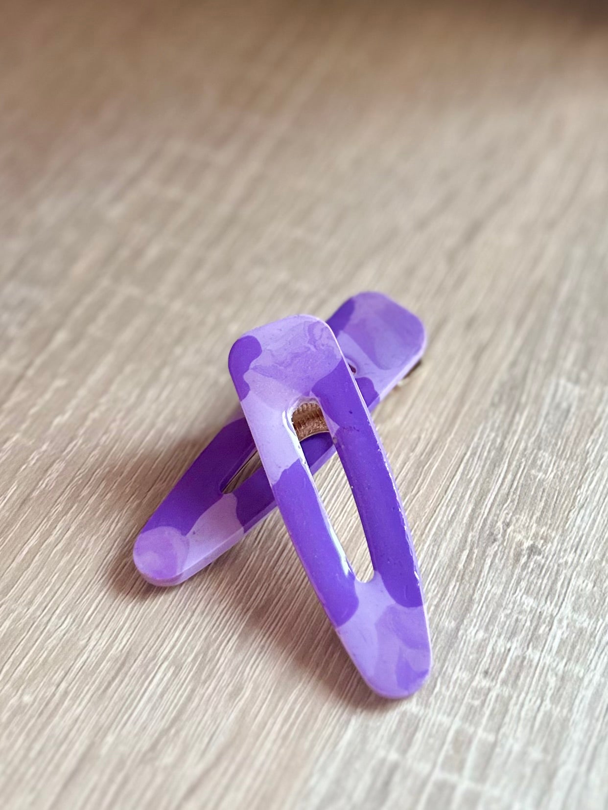 Clips accesorio del pelo de arcilla polimerica.