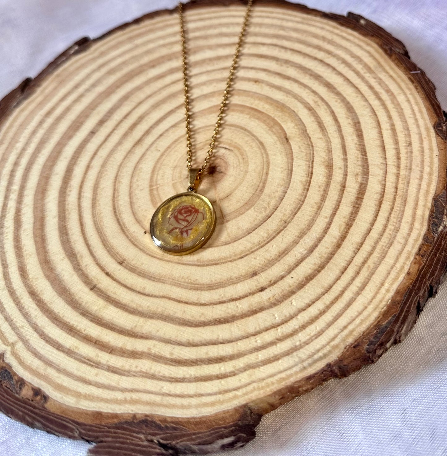 Medallón de la colección cuéntame un cuento “rosa”