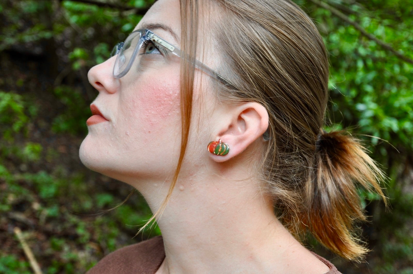 Pendientes de calabaza.